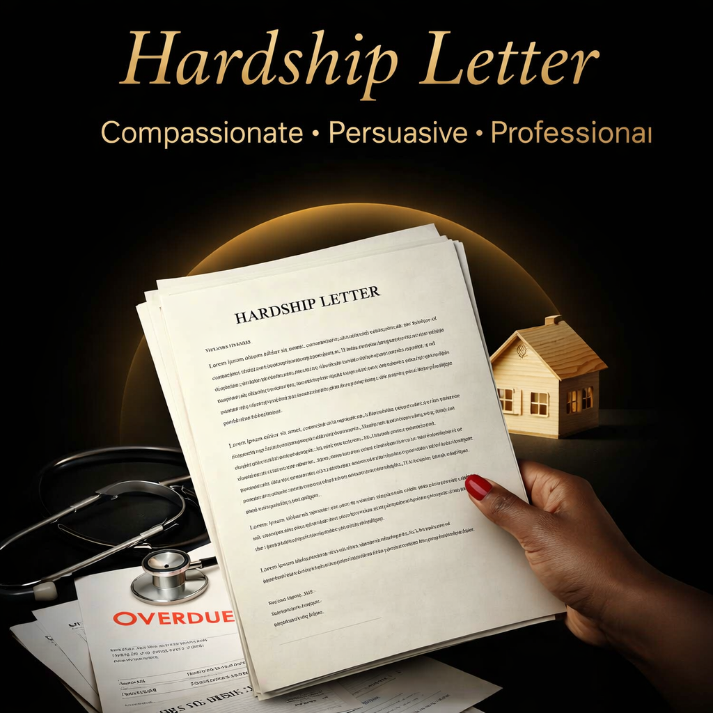 Hardship Letter Writing
