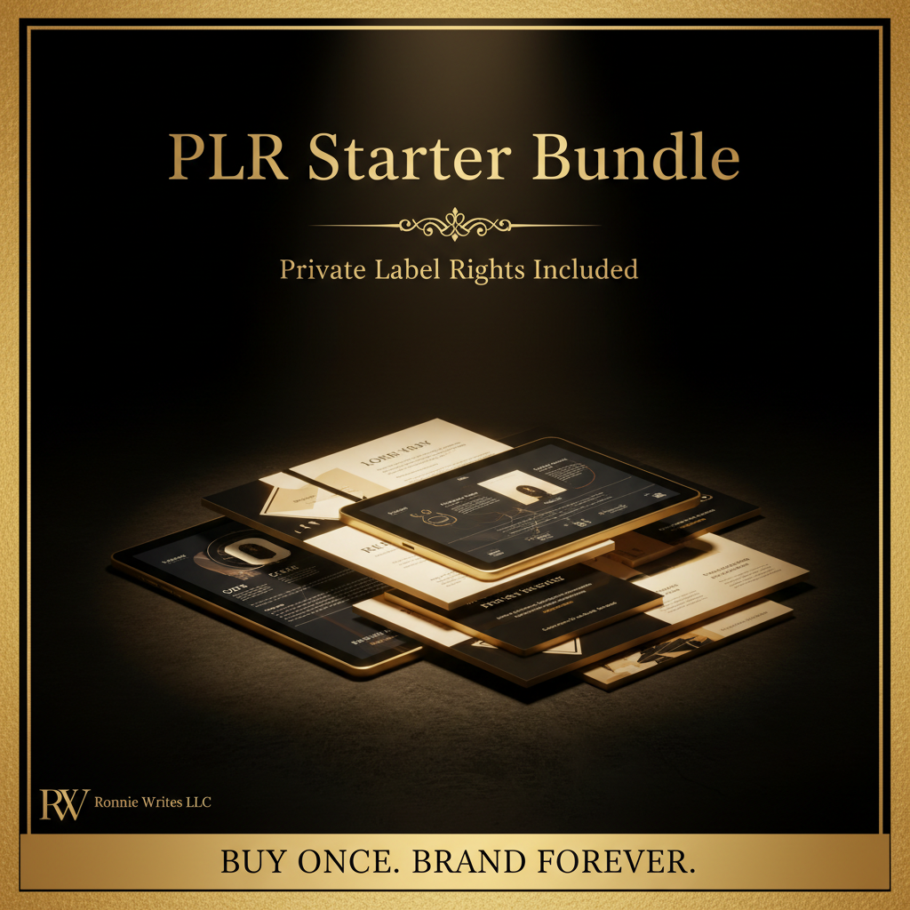 PLR Starter Bundle