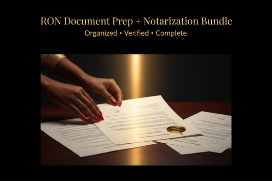 RON Document Prep + Notarization Bundle Thumbnail
