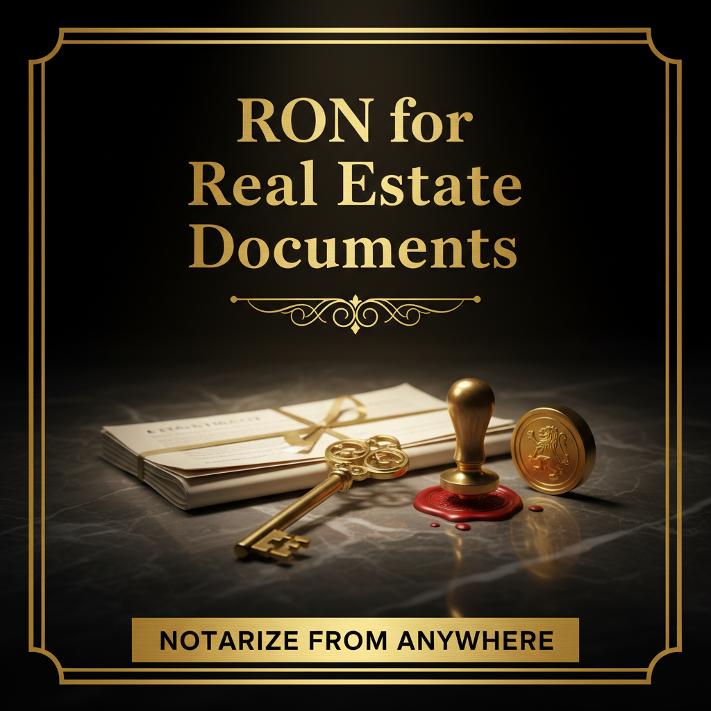 RON for Real Estate Documents