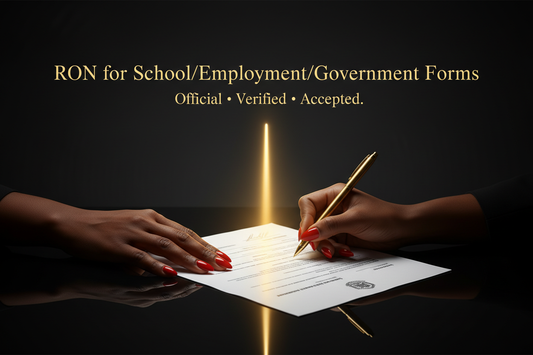 RON for School/Employment/Government Forms Thumbnail